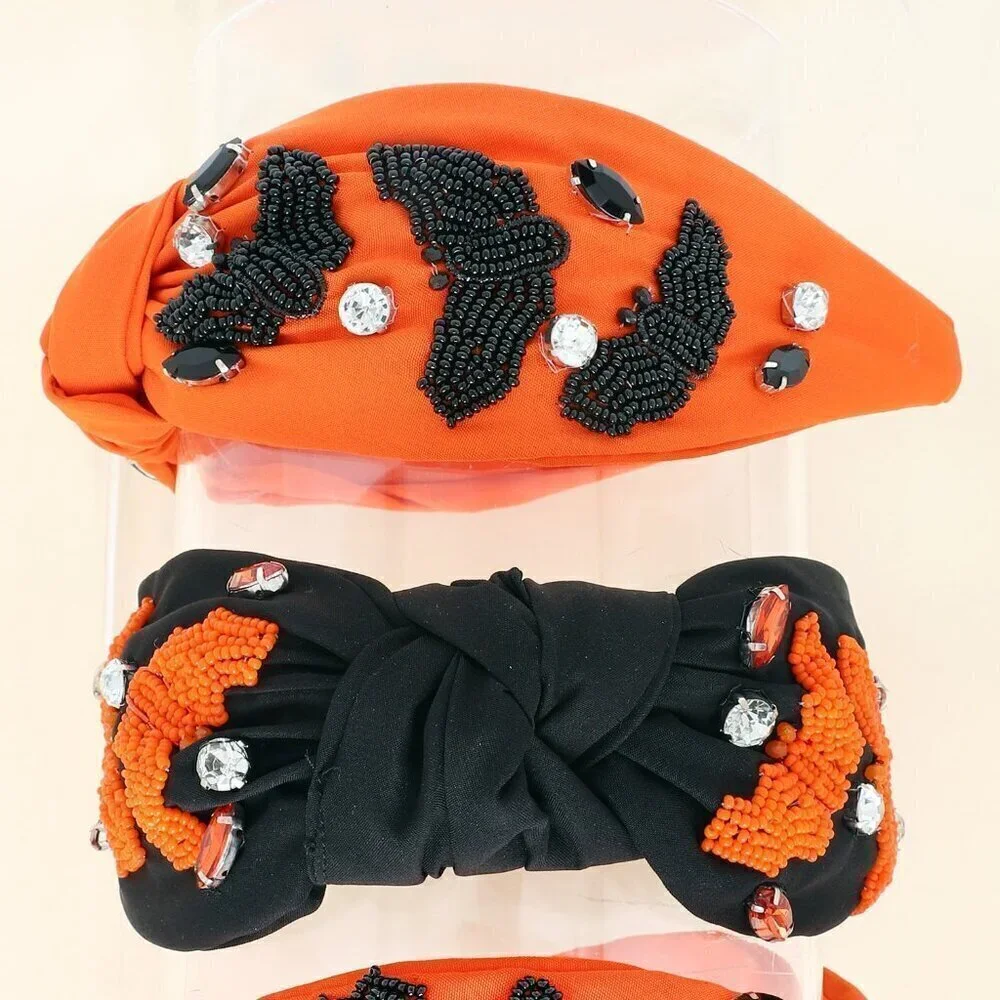 LADIES HALLOWEEN HEADBAND‎ HAND CRAFTED/HANDMADE NWT